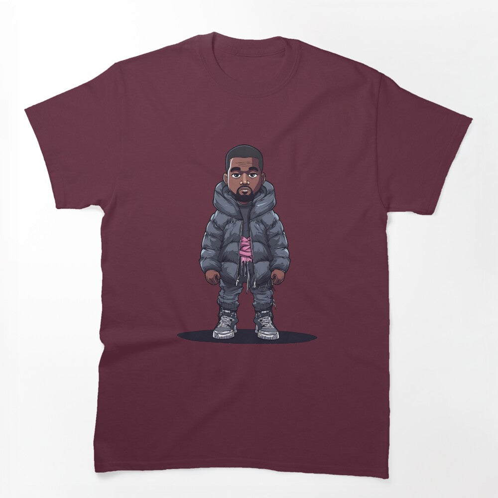 Kanye West As Cartoon Shirt