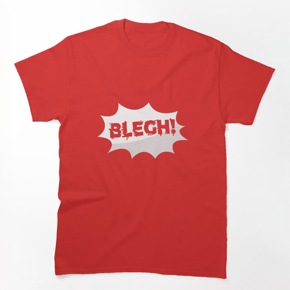 Blegh Cartoon Metalcore Fan Funny Metal Humor Shirt
