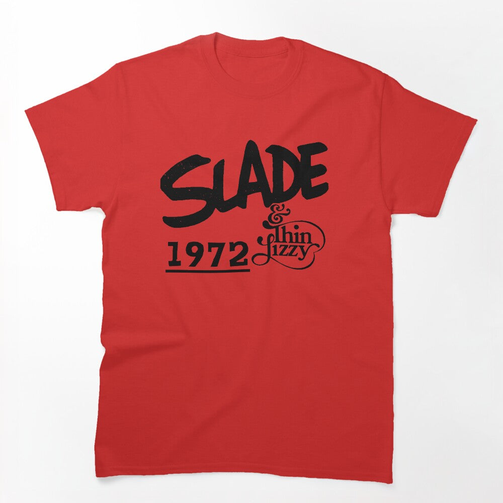 SLADE & THIN LIZZY 1972 Tour Logo Shirt
