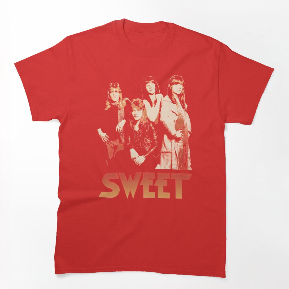 Four Long Haired Rock Musicians Posing Together Shirt