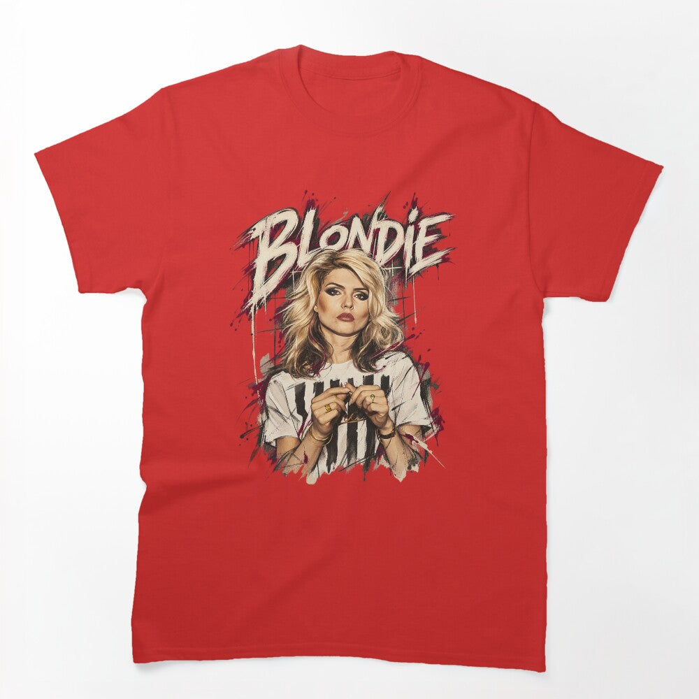 Blondie Debbie Harry Vintage New Wave Punk Rock Retro Style Shirt