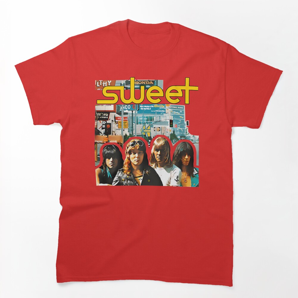 Sweet Glam Rock Band Shirt