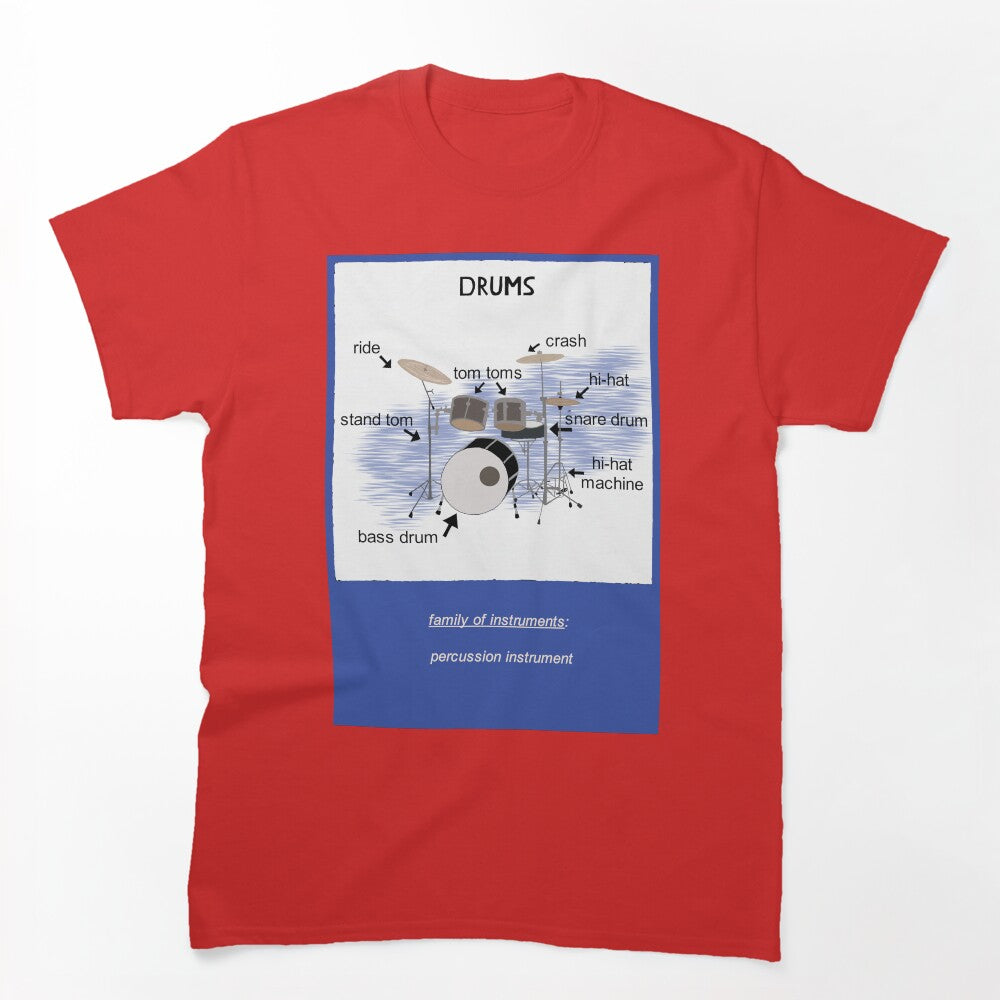 Drums With Description Shirt