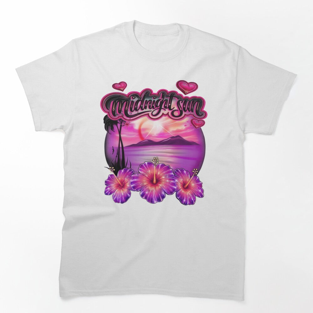 Vintage Zara Larsson Midnight Sun Flower Retro Shirt