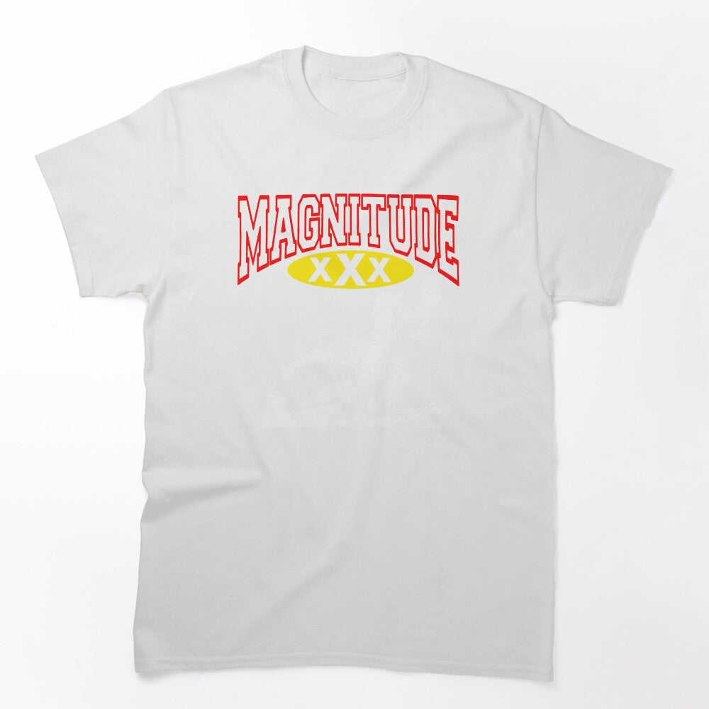 Metalcore Band Silhouette Red Typography Shirt