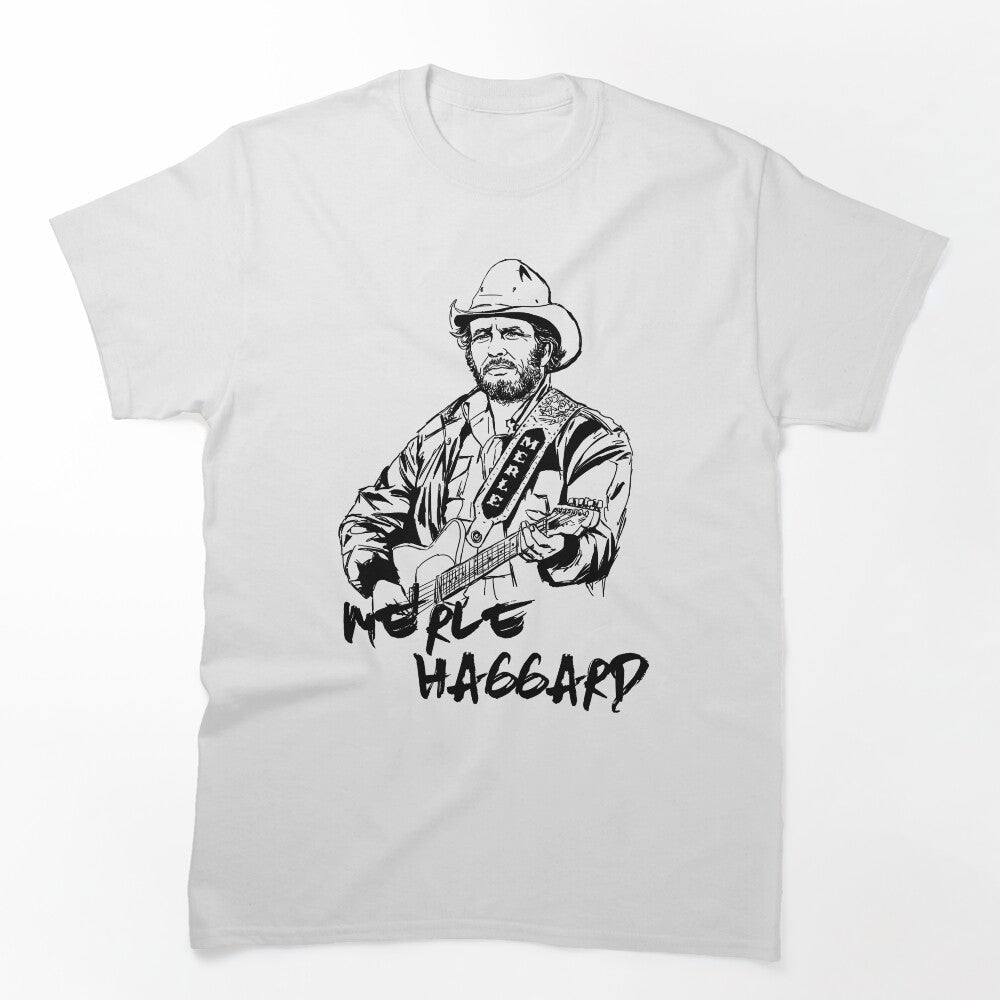 Merle Haggard Sketch Style Shirt