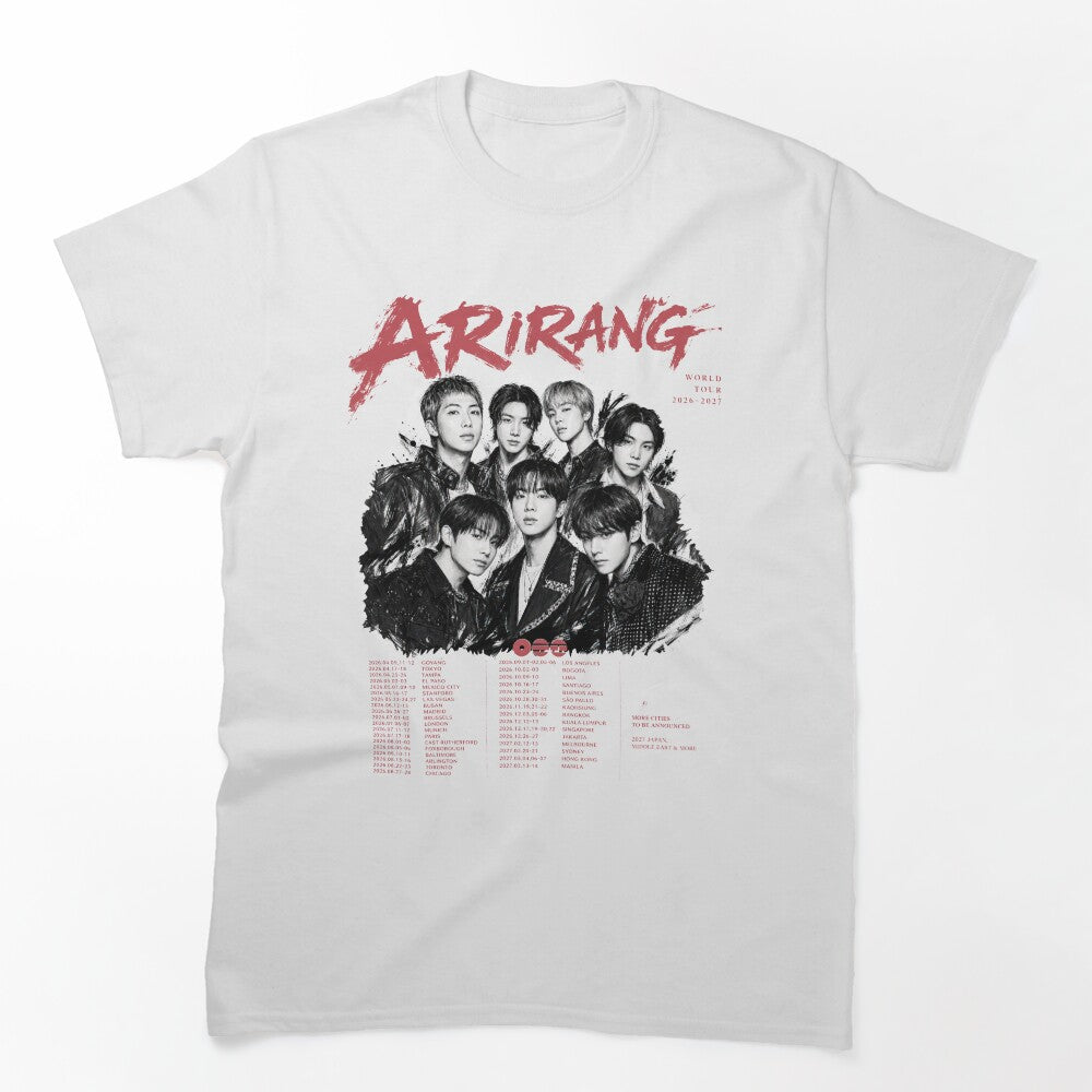 BTS Arirang World Tour Concert Graphic Vintage Shirt