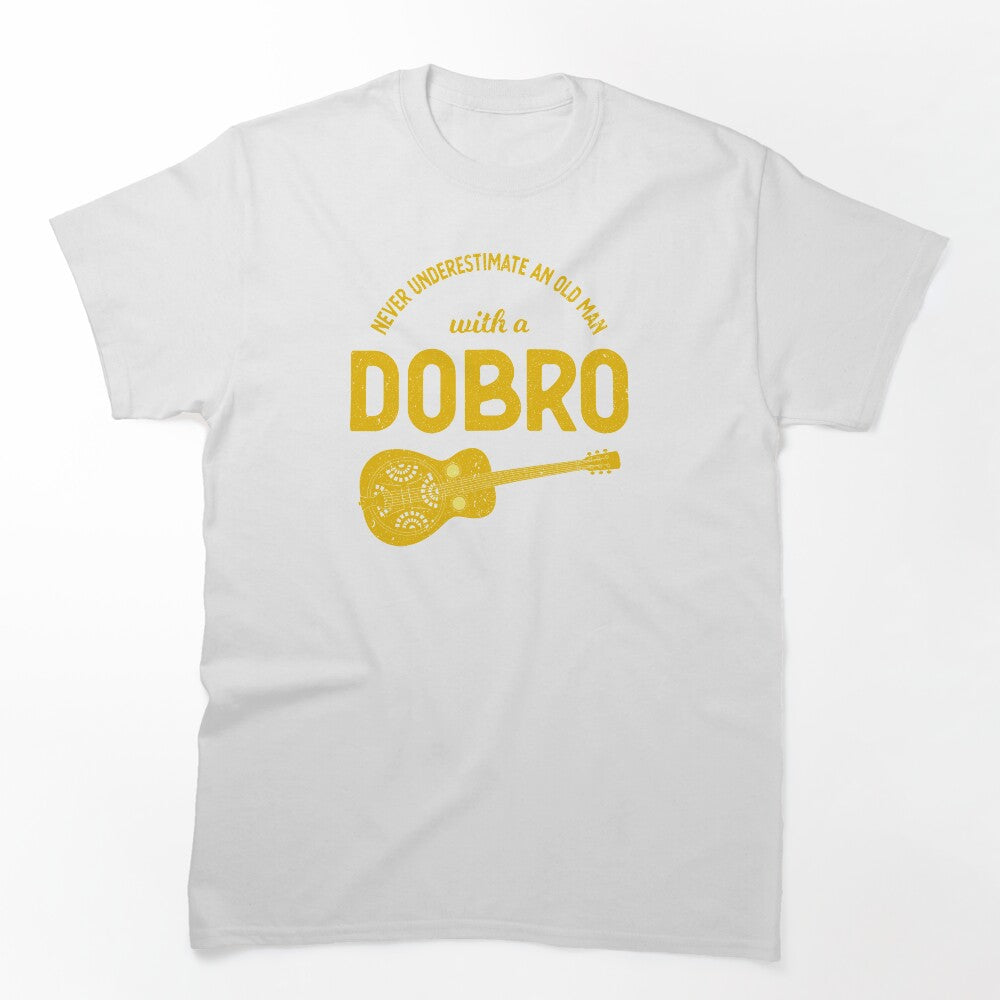 Never Underestimate An Old Man Bluegrass Music Dobro Product Shirt