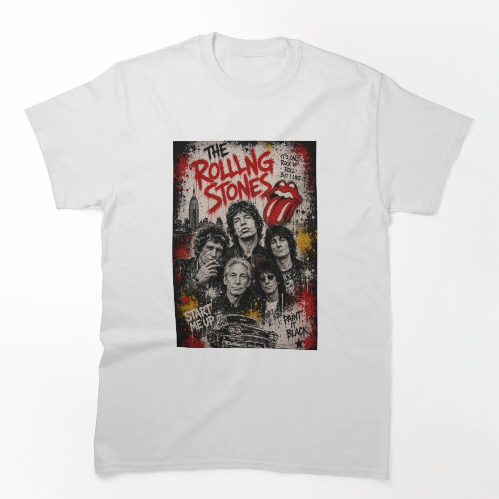 The Rolling Stones Street Art Shirt