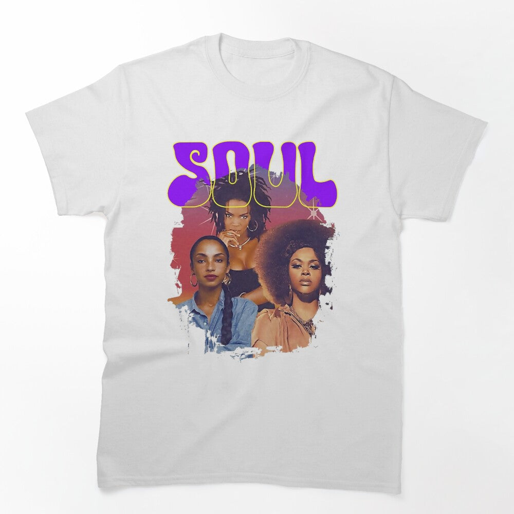 Beautiful Queen Of Soul - Lauryn Hill - Sade Adu - Jill Music Scott Shirt