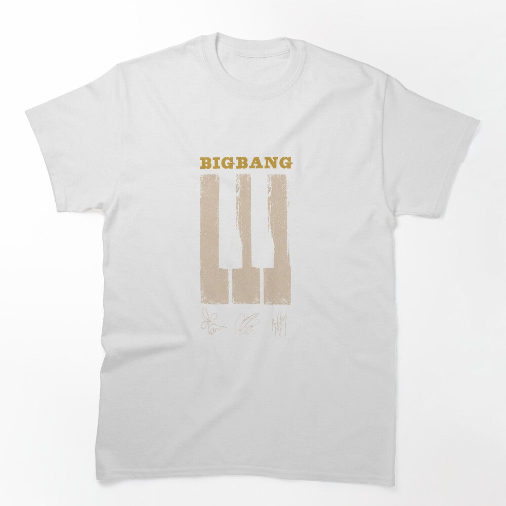 Bigbang 2026 Piano Key G-Dragon Taeyang And Daesung Signature Shirt