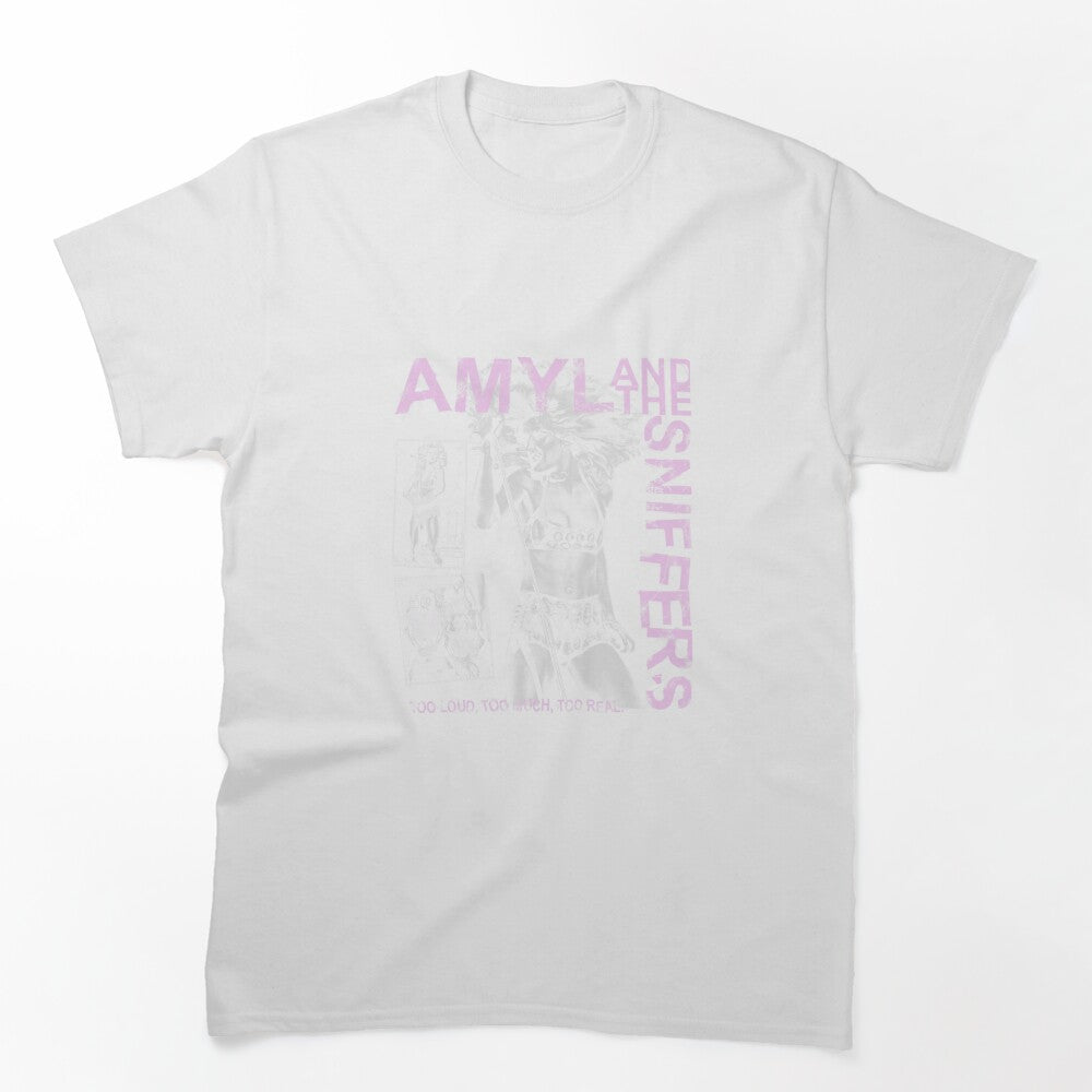 Amyl Sniffers Punk Graphic Design Shirt
