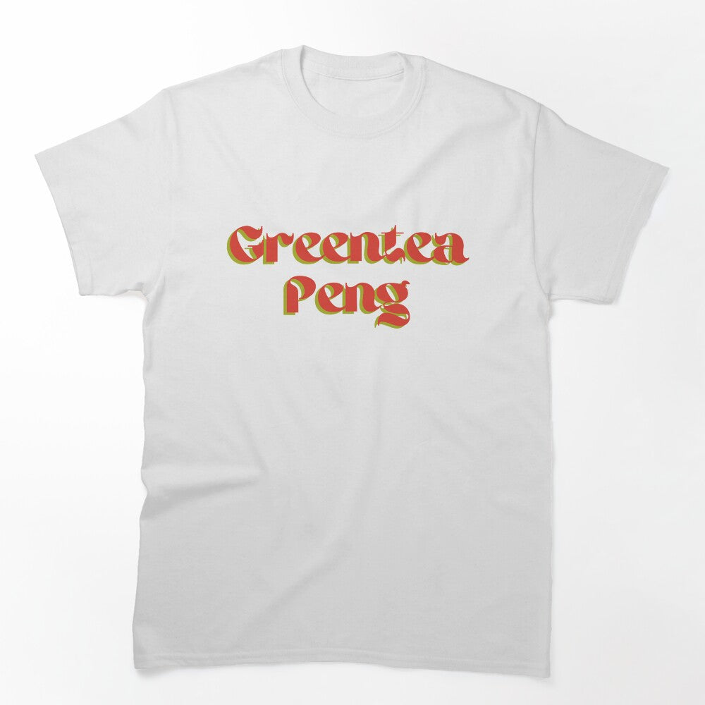 Greentea Peng Green Red Logo Shirt