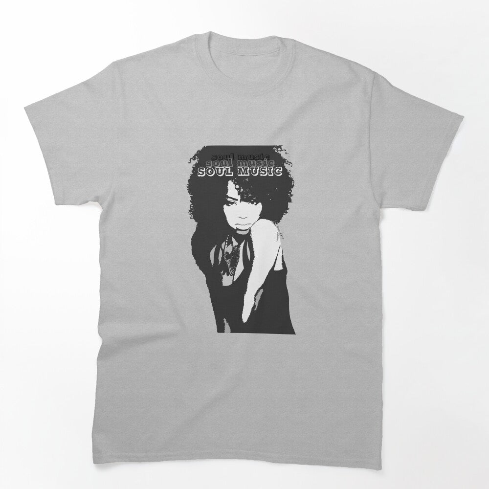 SOUL MUSIC Popart Black And White - Digital Handmade By Iona Art Shirt