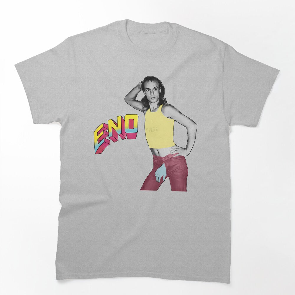 Person Posing Yellow Tank Top Red Pants Shirt
