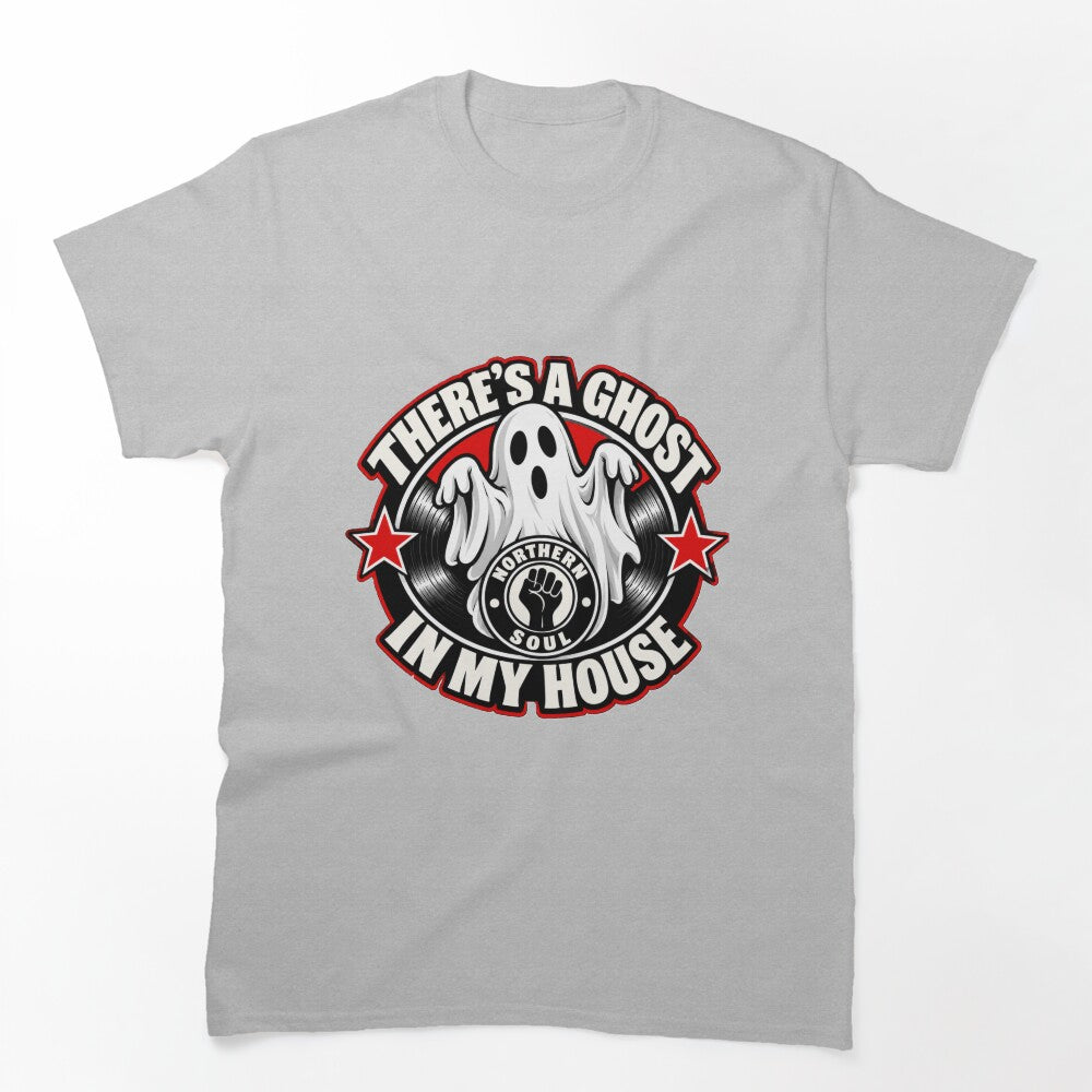 Ghost House Northern Soul Fist Vinyl Emblem Shirt