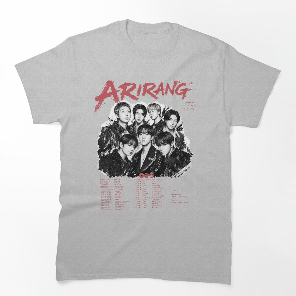 BTS Arirang World Tour Concert Graphic Vintage Shirt
