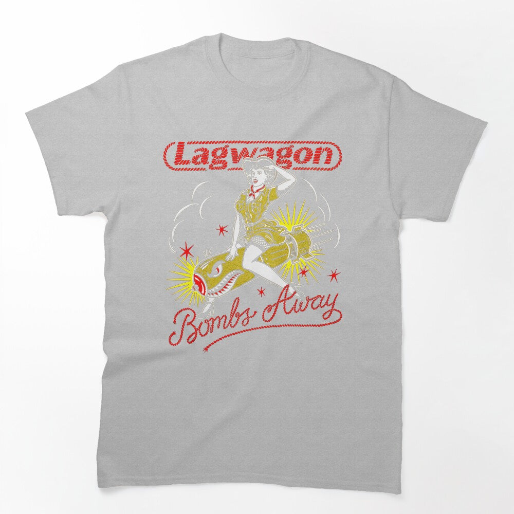 Red Typography Rope Symbol Shirt