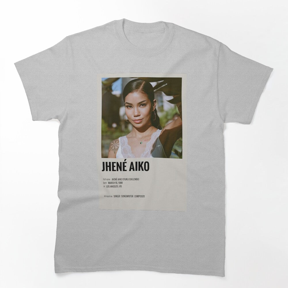 Vintage Jhené Aiko R&B Singer Songwriter Minimalist Shirt