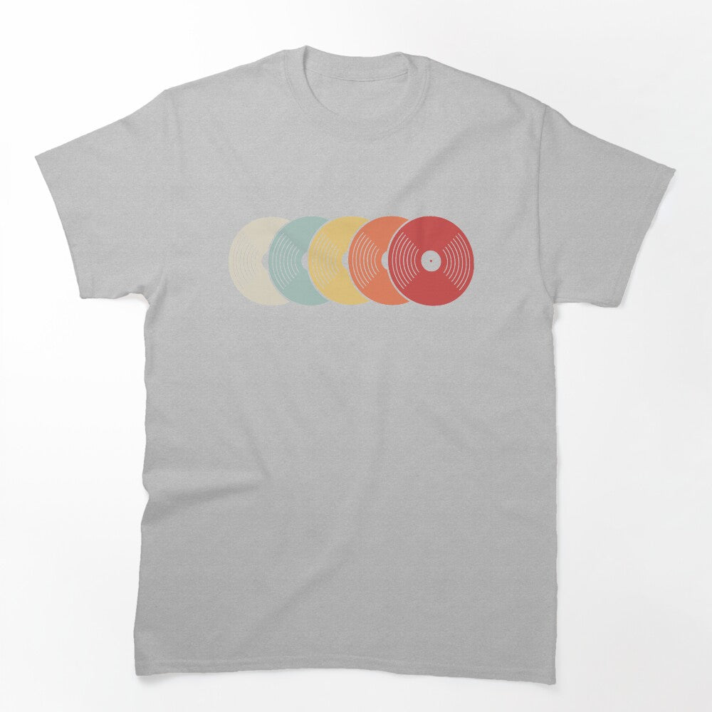 Retro Vintage Vinyl Record Collection Shirt