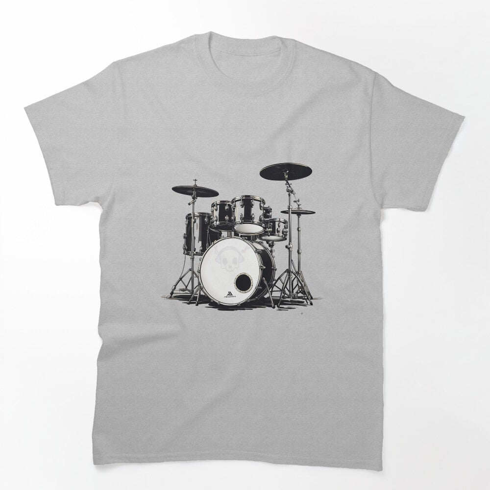 Visual Impact Drums In The Digital World Beyond The Musical Stage Shirt