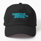 GTA Grand Theft Auto Logo Cool Blue Hat