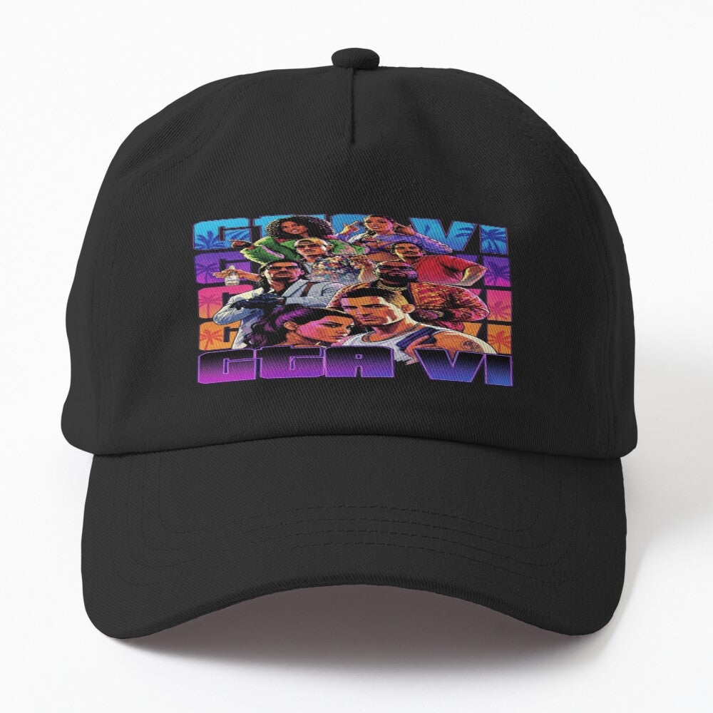 Grand Theft Auto Vice City Retro Sunset Boulevard Hat