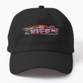 Welcome To Vice City Neon Synthwave Crocodile & Flamingos Retro Art Hat