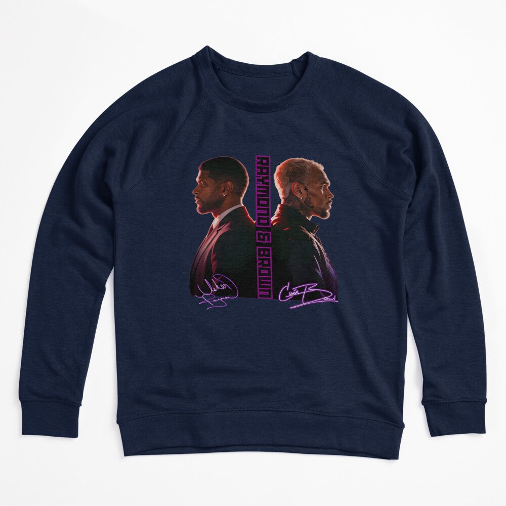 Usher Chris Brown Dual Profile Tour Design Shirt
