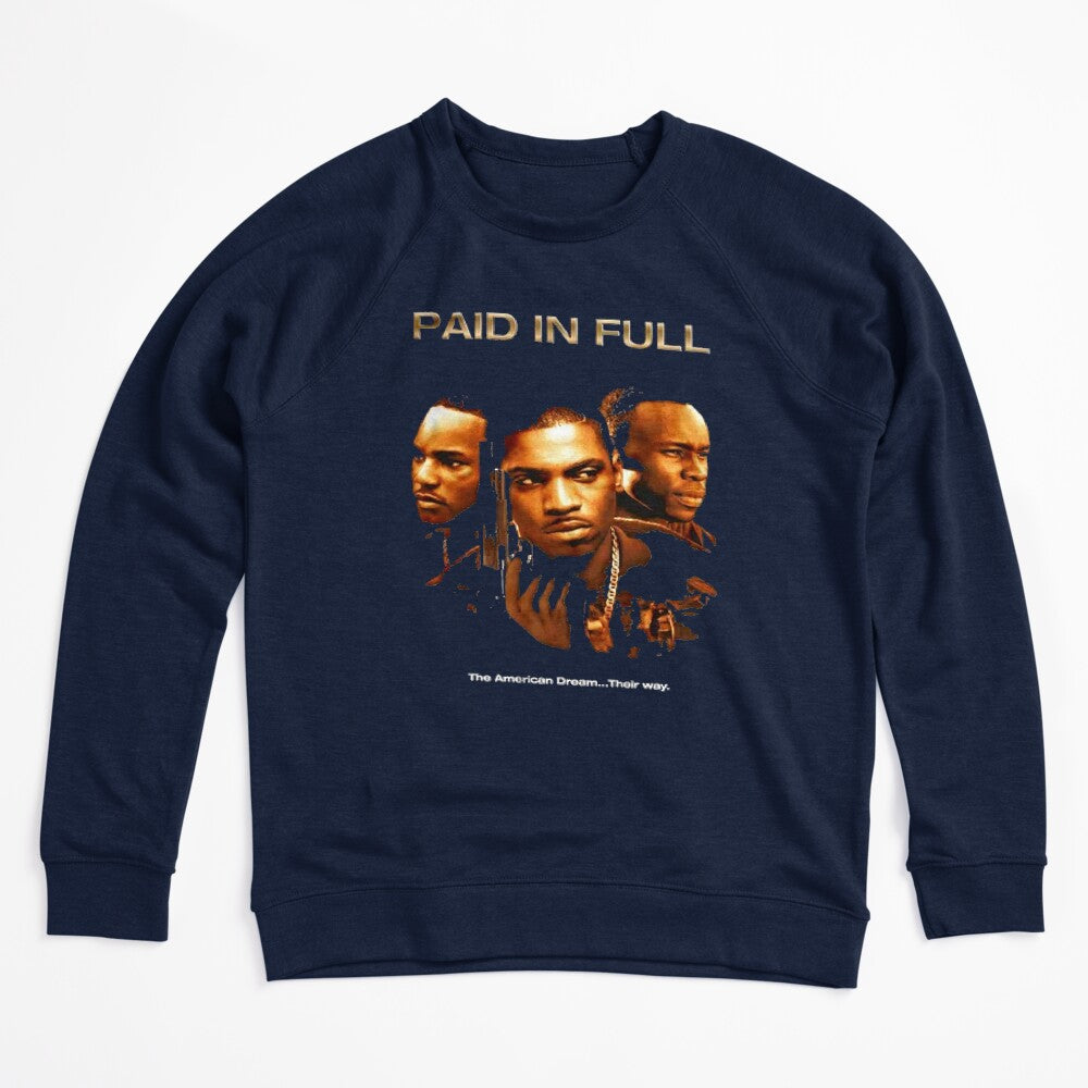 Mens Womens Vintage Paid In Full Retro Vintage Shirt