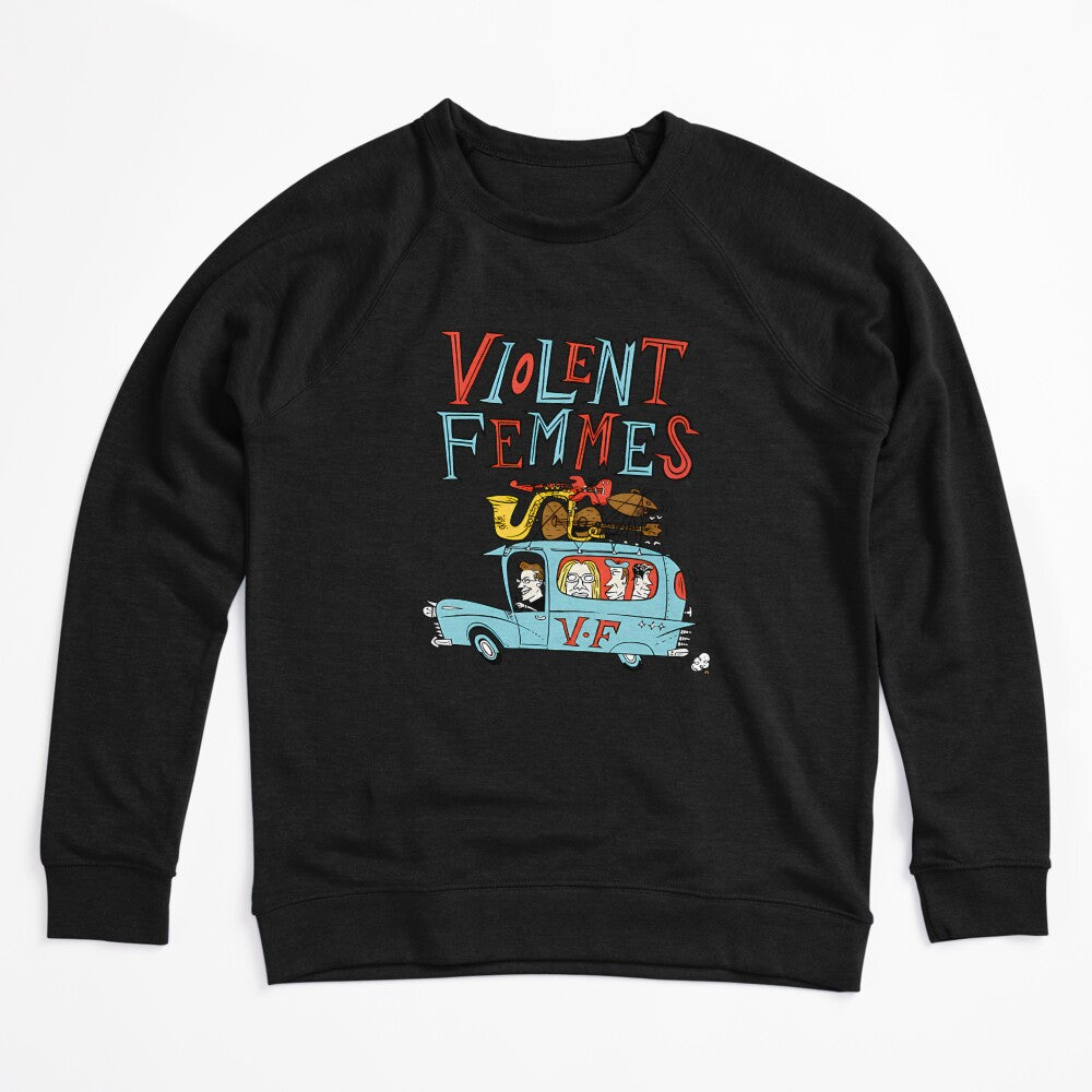 Violent Femmes Band - On The Road Cartoon Shirt