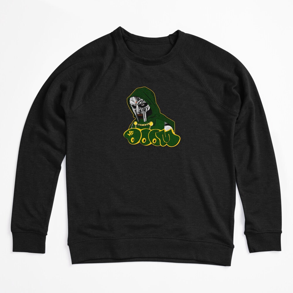 Green Hooded MF Doom Mask Figure Shirt