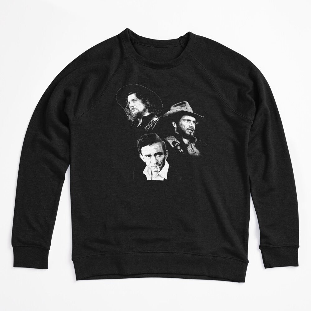 Outlaw Country Legends Johnny Cash Waylon Jennings Merle Haggard Shirt