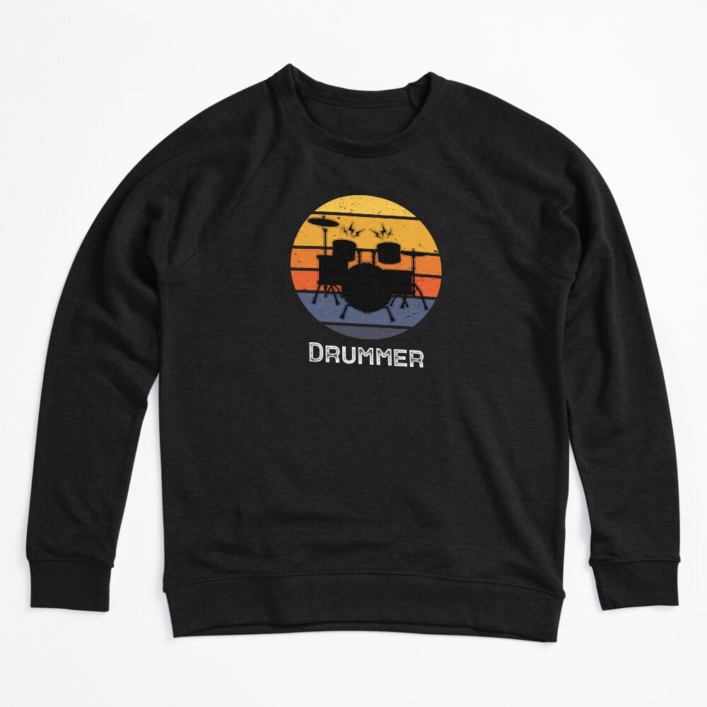 Funny Drummer Art For Men Women Drum Set Drumming Lovers Shirt