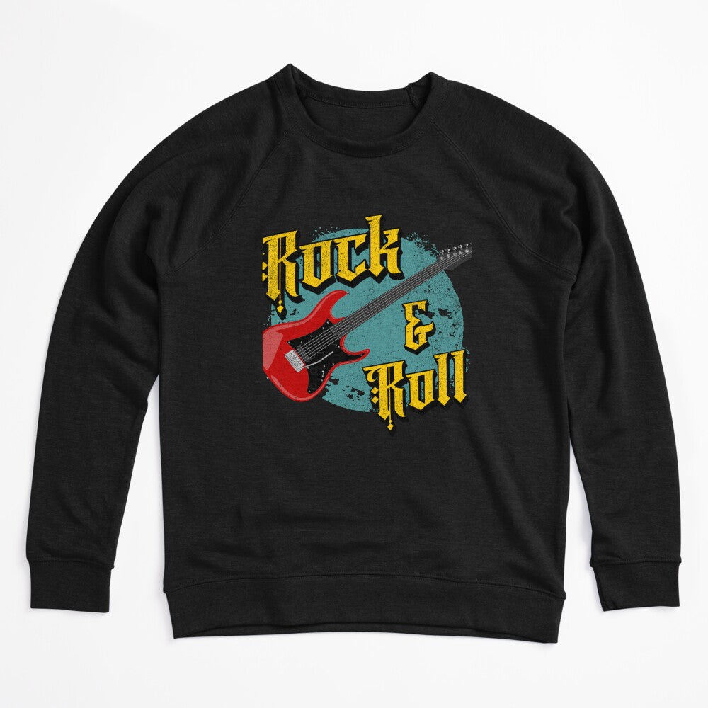 Vibrant Rock And Roll Electric Guitar Design Shirt