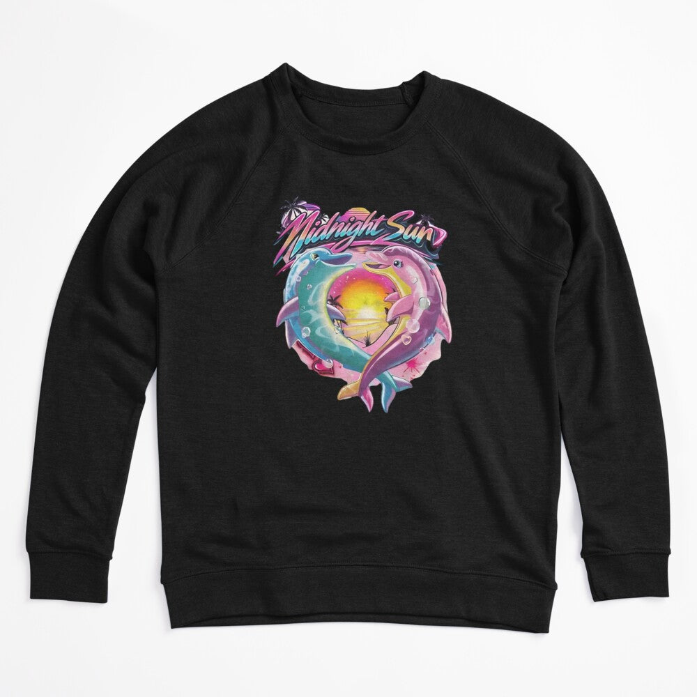 Vintage Zara Larsson Midnight Sun Dolphin Graphic Retro Pop Concert Shirt