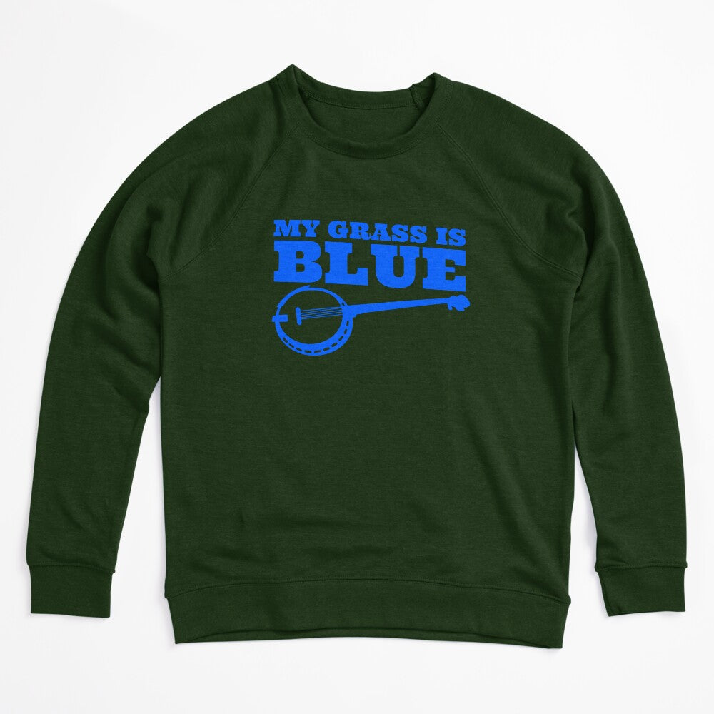 My Grass Is Blue Banjo Player Banjo Music Bluegrass Banjo Gear Shirt