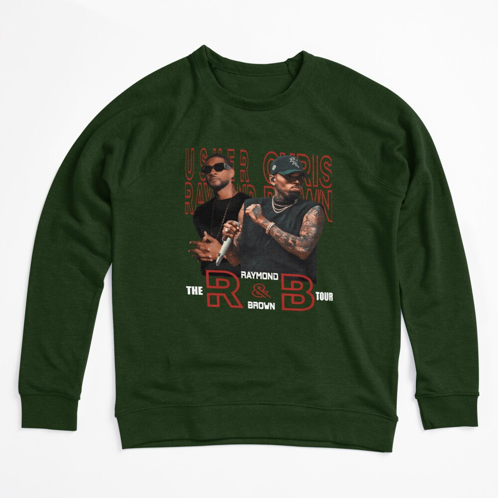 Usher Chris Brown 2026 R&B Tour Design Shirt