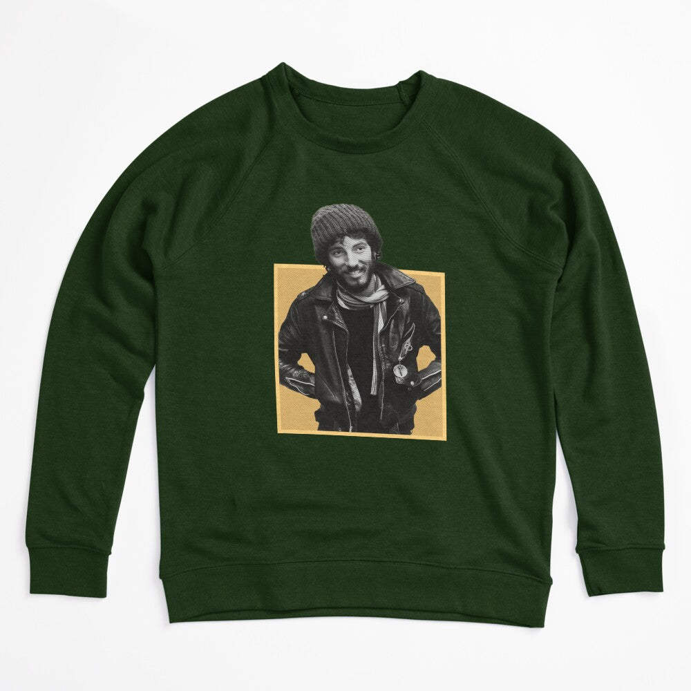Bruce Springsteen Beanie & Jacket Retro Portrait For Rock Music Lovers Shirt