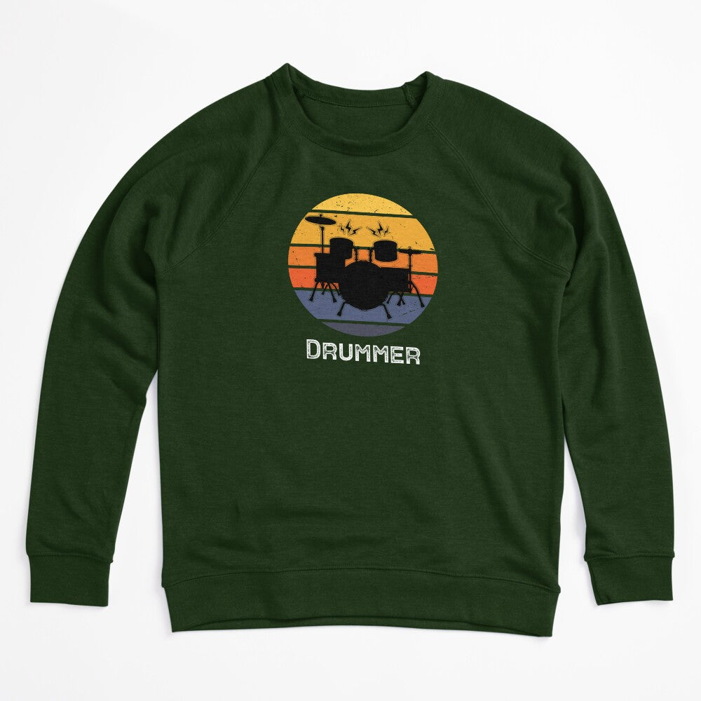 Funny Drummer Art For Men Women Drum Set Drumming Lovers Shirt