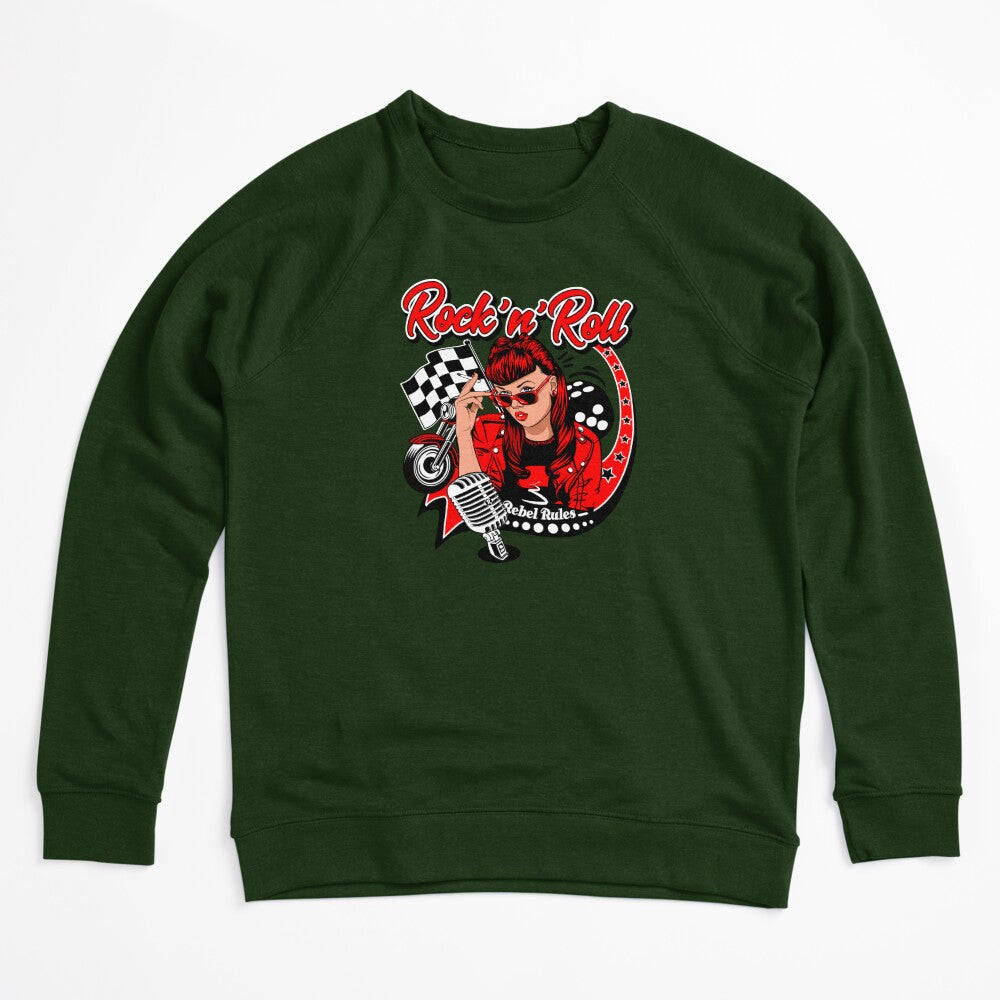 Rockabilly Pin Up Girl Vintage Rock And Roll Music Shirt