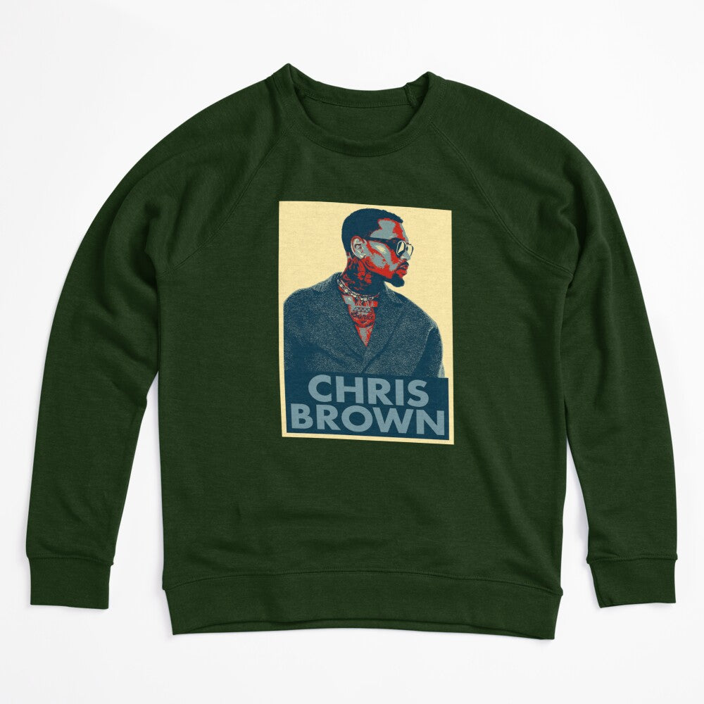 Chris Brown Colorful Pop Art Portrait Design Shirt