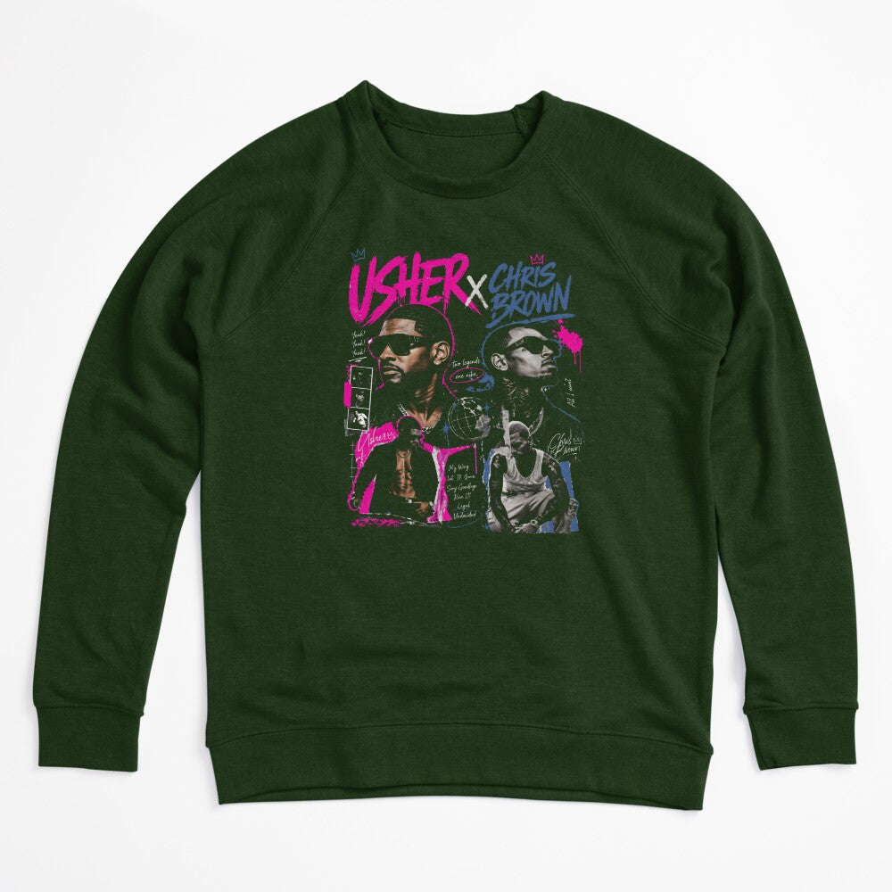 Usher Chris Brown Raymond & Brown R&B Tour 2026 Shirt