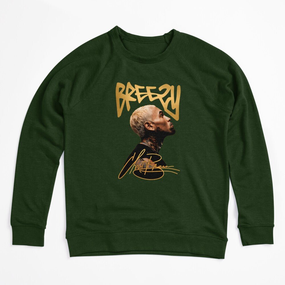 Chris Brown Breezy R&B Portrait Design Shirt