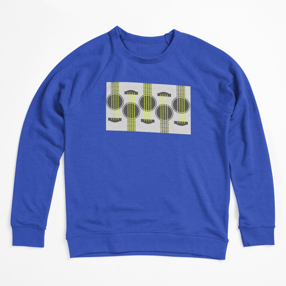 Parallel Strings Acoustic Guitar Pattern Shirt