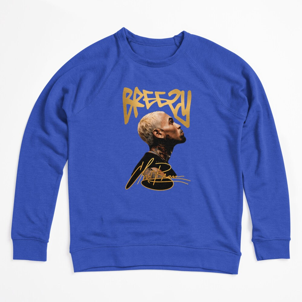 Chris Brown Breezy R&B Portrait Design Shirt
