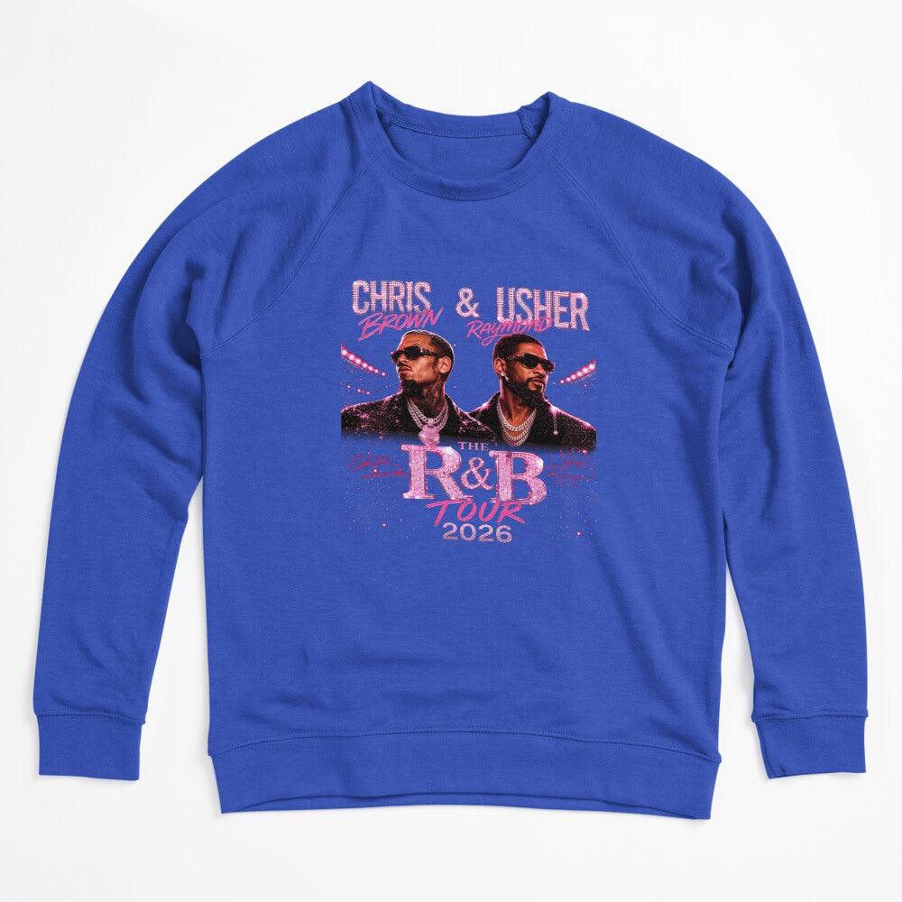 Chris Brown Usher R&B Tour 2026 Concert Design Shirt