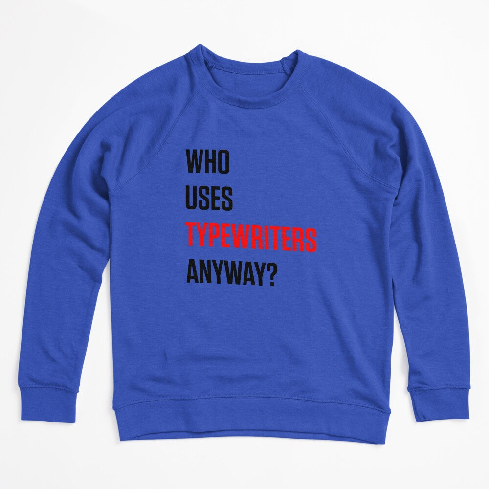 Who Uses Typewriters Anyway Red Tortured Poets Era Shirt