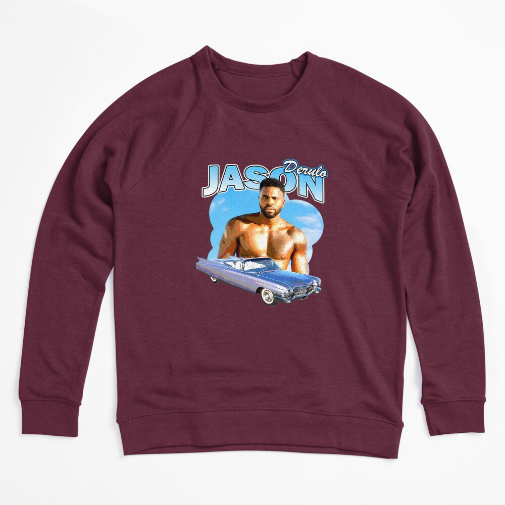Rapper With Vintage Car Jason Derulo Shirt