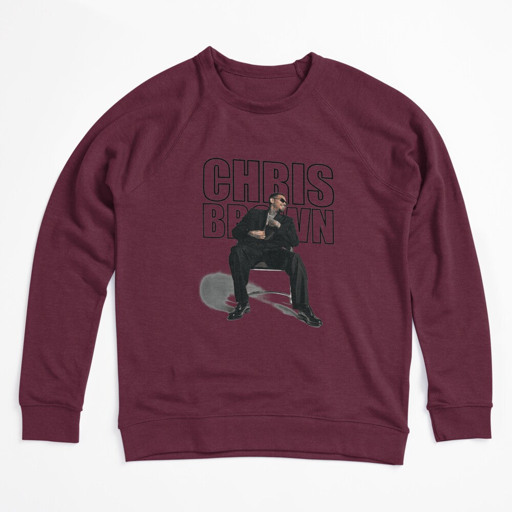 Chris Brown Modern Outline Minimalist Graphic Design Shirt